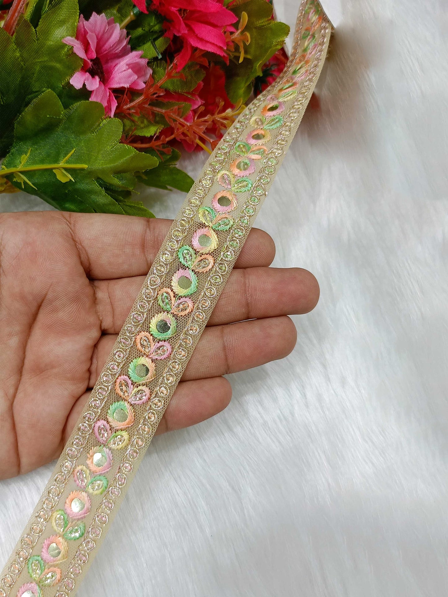 Decorative Foil Mirror Lace