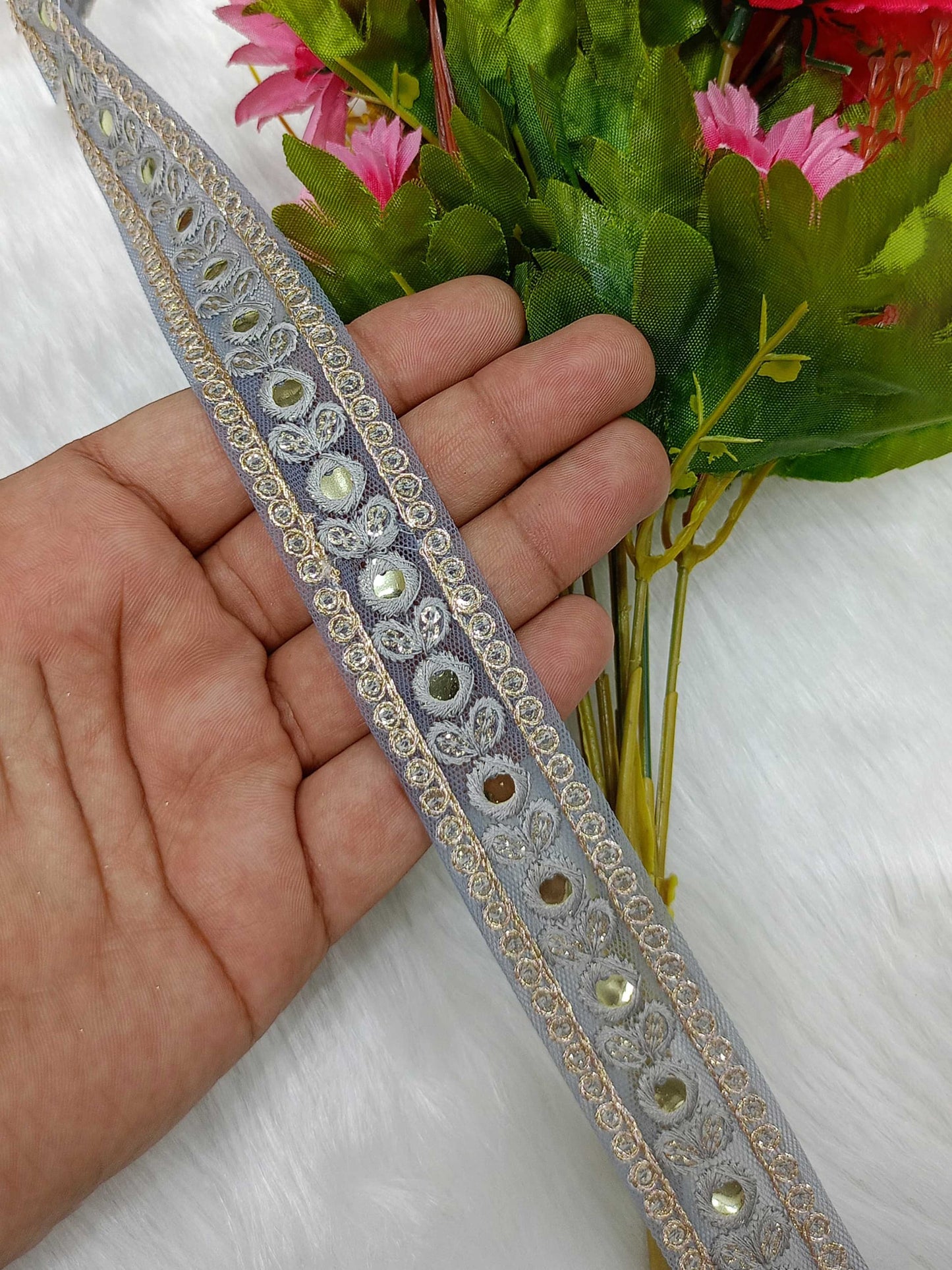 Decorative Foil Mirror Lace