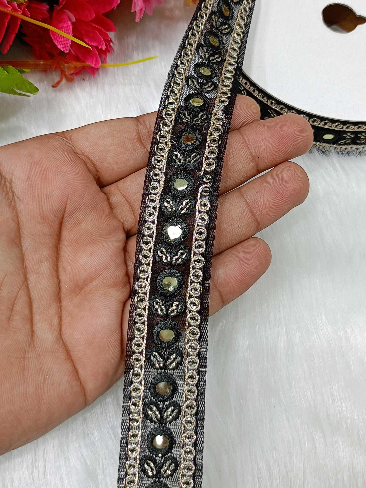 Decorative Foil Mirror Lace