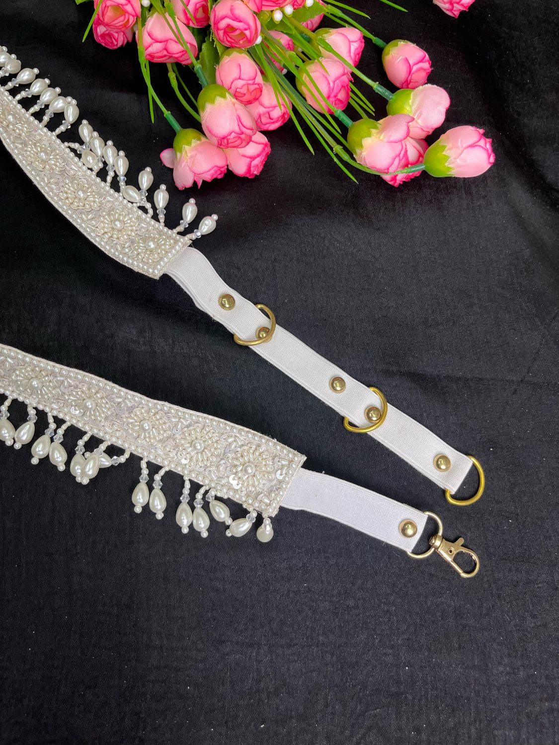 Beaded Hand Embroidered Waist Belt for Women – Traditional & Ethnic Fashion Accessory
