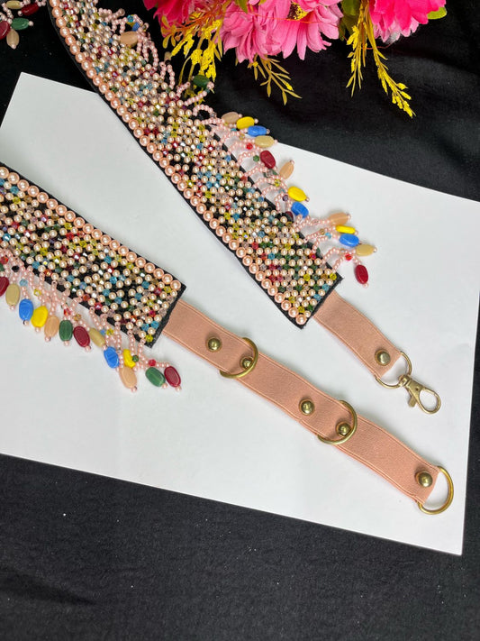 Hand Embroide Pearl Waist Belt for Women – Bridal & Festive Wear Accessory