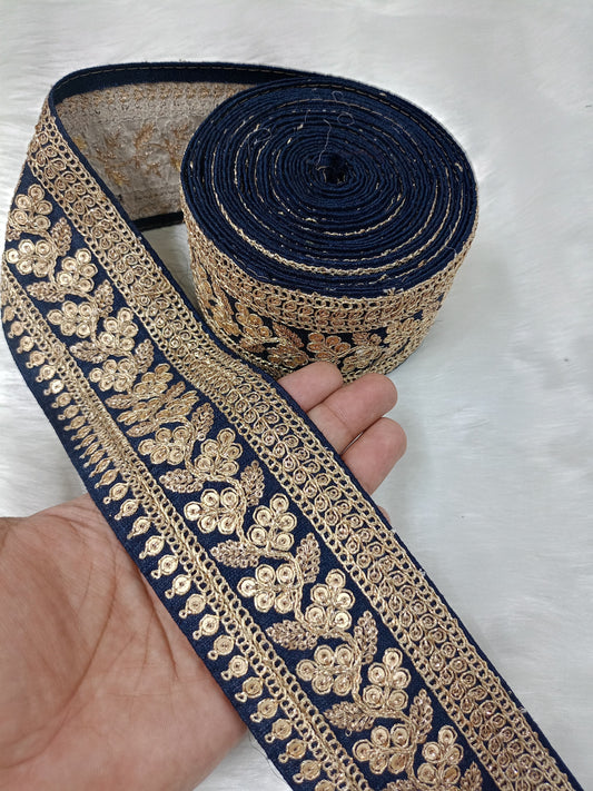 Embroidered lace 9 meters roll