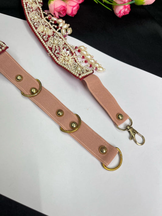 Beaded Hand Embroidered Waist Belt for Women – Traditional & Ethnic Fashion Accessory