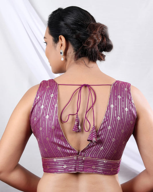 Beautiful Designer Readymade Saree Blouse – Stylish Ethnic Wear for Women