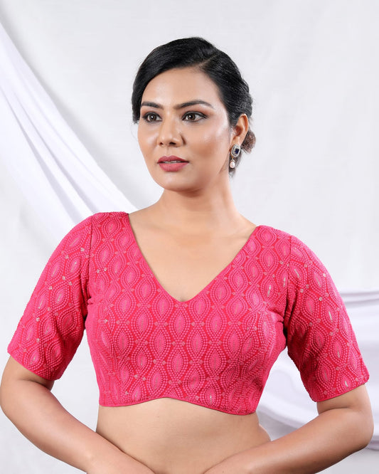 Stunning Designer Readymade Saree Blouse – Elegant Ethnic Blouse for Women