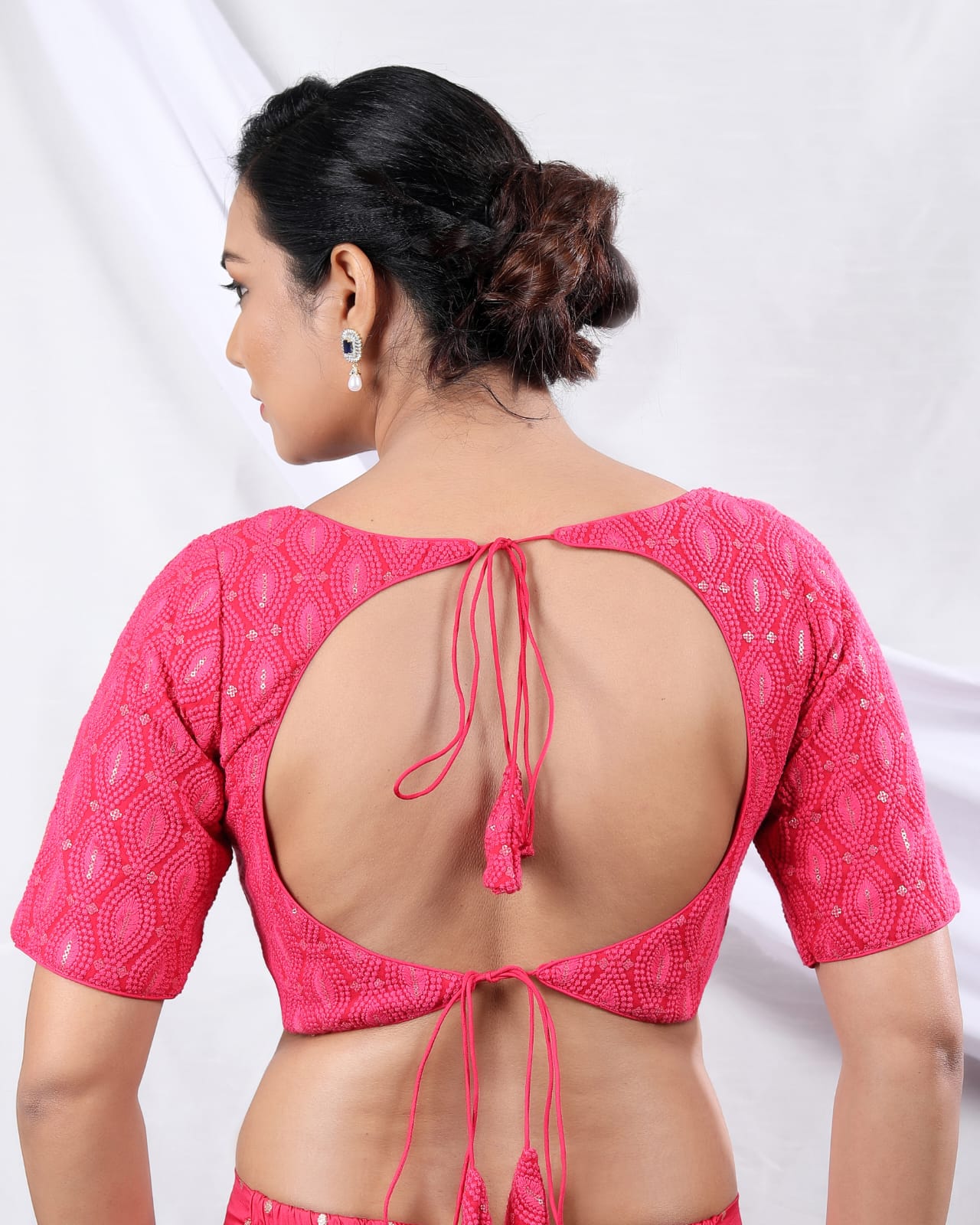 Stunning Designer Readymade Saree Blouse – Elegant Ethnic Blouse for Women