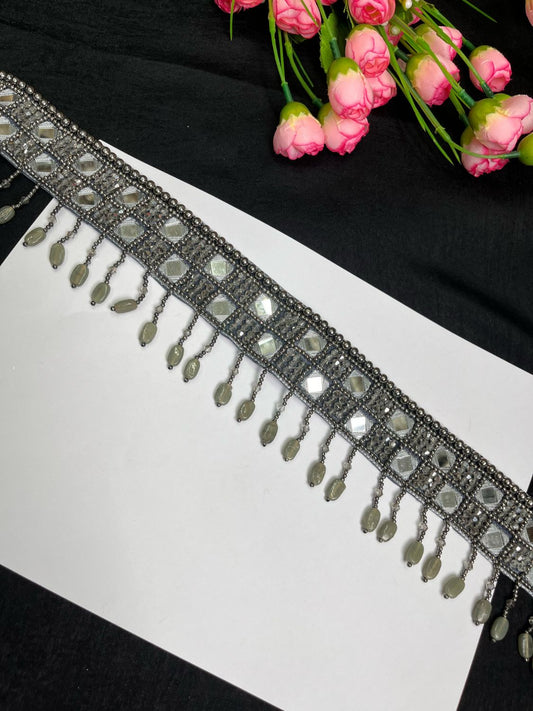 Mirror Beaded Handcrafted Waist Belt – Traditional & Festive Embellished Accessory for Women