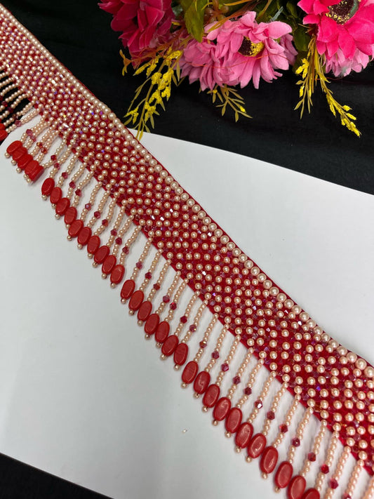 Hand Embroide Pearl Waist Belt for Women – Bridal & Festive Wear Accessory
