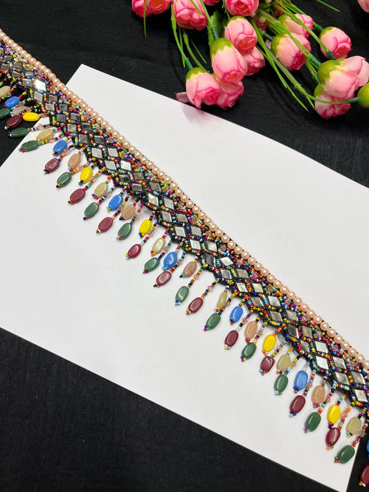 Mirror Beaded Handcrafted Waist Belt – Designer Ethnic Waist Accessory for Women
