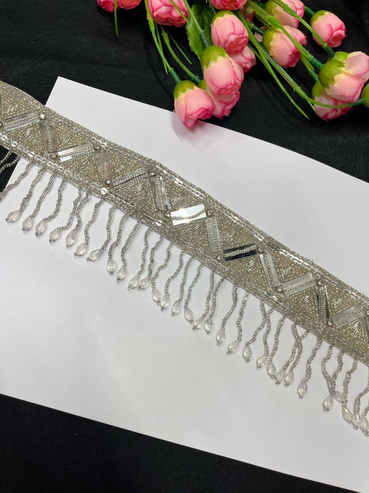 Mirror Beaded Handcrafted Waist Belt – Festive & Traditional Designer Accessory for Women
