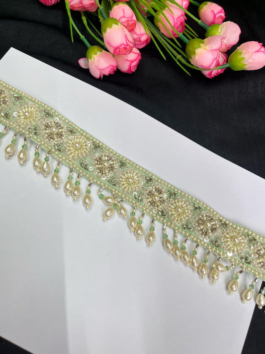 Beaded Hand Embroidered Waist Belt for Women – Traditional & Ethnic Fashion Accessory