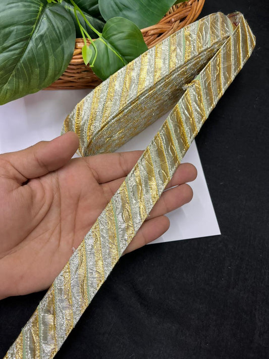 Traditional Lampi Gota Lace Borders – Premium Ethnic Designer Gota Lace | Gold