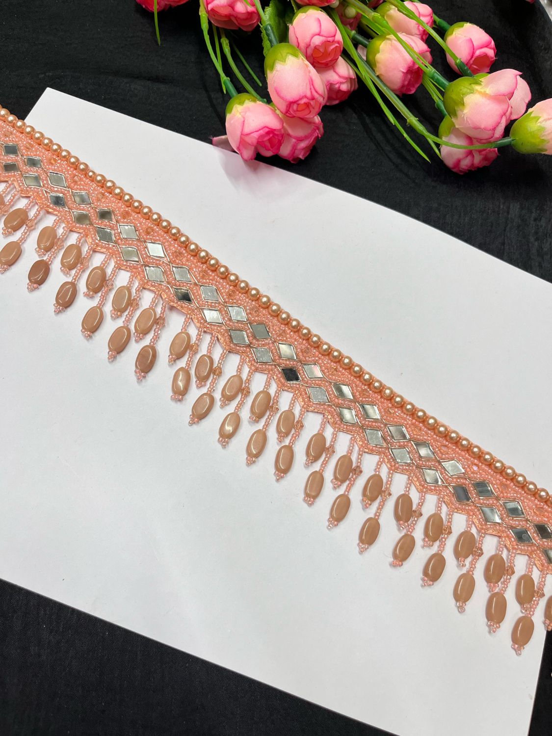 Mirror Beaded Handcrafted Waist Belt – Designer Ethnic Waist Accessory for Women