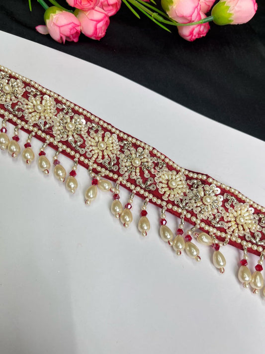 Beaded Hand Embroidered Waist Belt for Women – Traditional & Ethnic Fashion Accessory