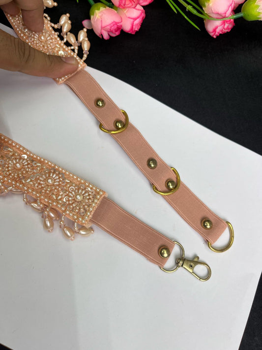 Beaded Hand Embroidered Waist Belt for Women – Traditional & Ethnic Fashion Accessory