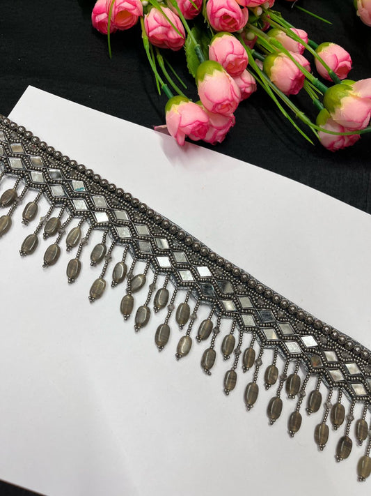 Mirror Beaded Handcrafted Waist Belt – Designer Ethnic Waist Accessory for Women
