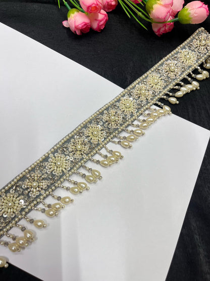 Beaded Hand Embroidered Waist Belt for Women – Traditional & Ethnic Fashion Accessory