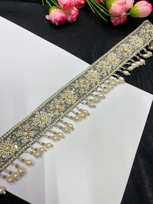 Beaded Hand Embroidered Waist Belt for Women – Traditional & Ethnic Fashion Accessory