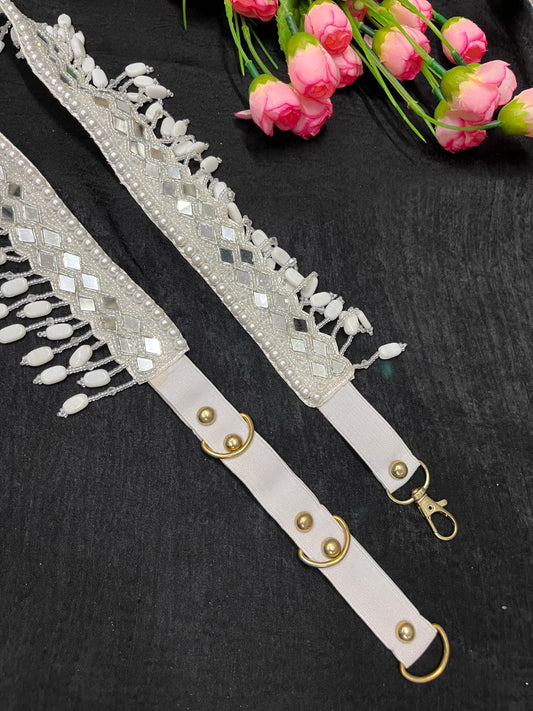 Mirror Beaded Handcrafted Waist Belt – Designer Ethnic Waist Accessory for Women