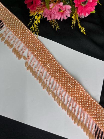 Hand Embroide Pearl Waist Belt for Women – Bridal & Festive Wear Accessory