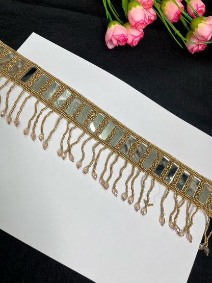 Mirror Beaded Handcrafted Waist Belt – Traditional & Festive Embellished Accessory for Women