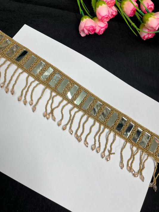 Mirror Beaded Handcrafted Waist Belt – Traditional & Festive Embellished Accessory for Women