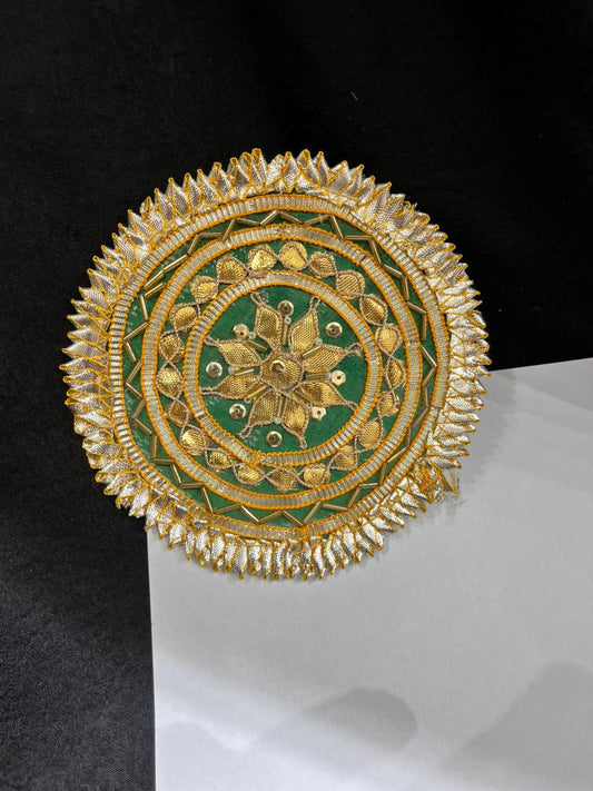 Rajasthani Traditional Gota Patches for Sarees, Lehengas & Blouses – Ethnic Decorative Handmade Applique Patches | Green