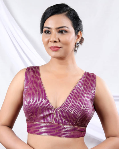 Beautiful Designer Readymade Saree Blouse – Stylish Ethnic Wear for Women