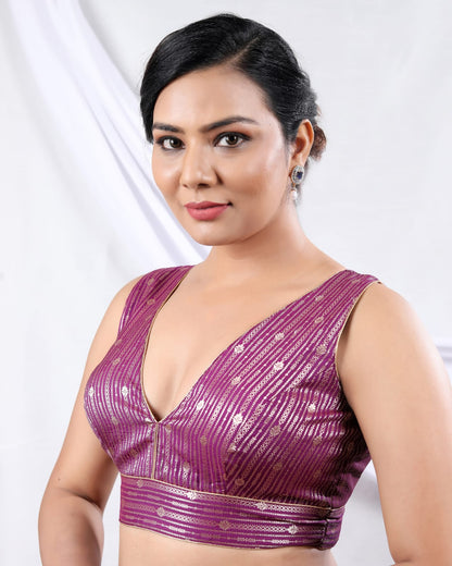 Beautiful Designer Readymade Saree Blouse – Stylish Ethnic Wear for Women