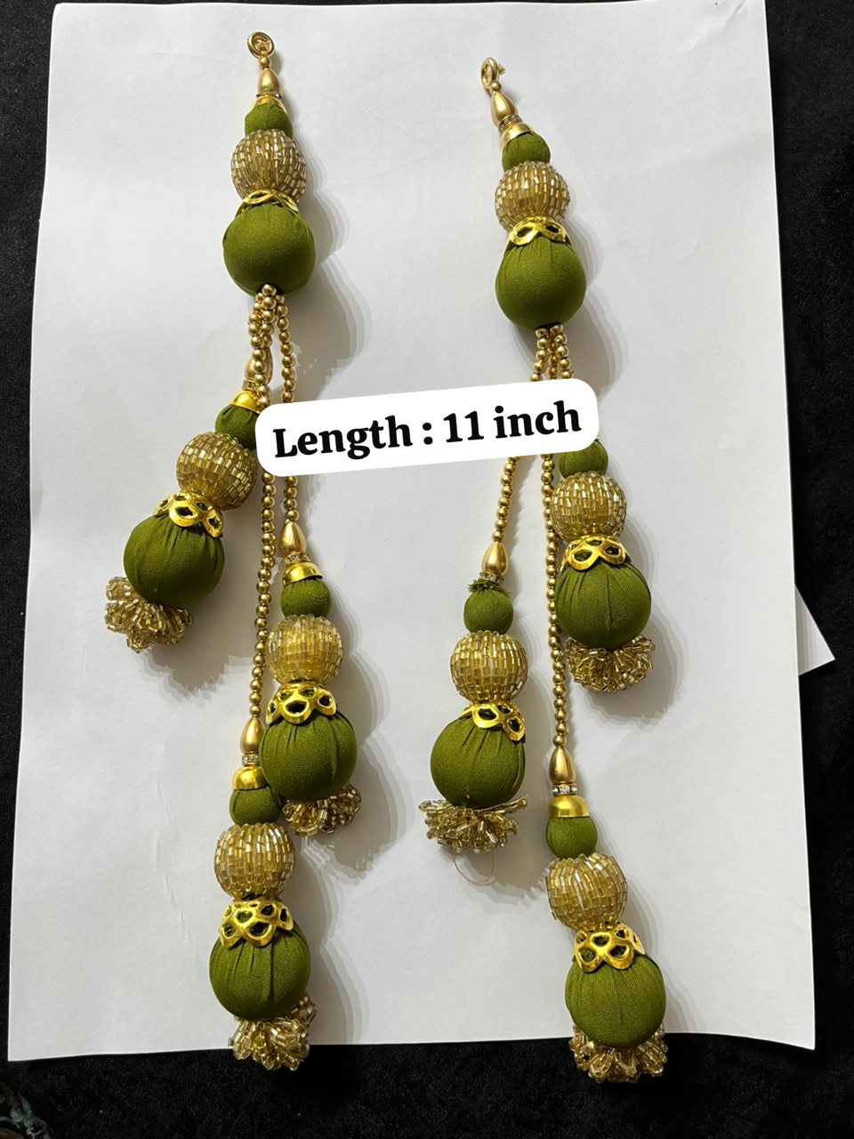 Decorative Handmade Latkans for Lehenga and Saree Blouses – Designer Ethnic Tassels for Traditional Wear | Mahendi