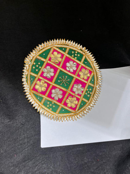 Beautiful Indian Gota Patti Applique Work Decorative Crafting Patch for Saree, Lehenga & Blouse – Sew On Ethnic Designer Applique Badge | Multicolor 1