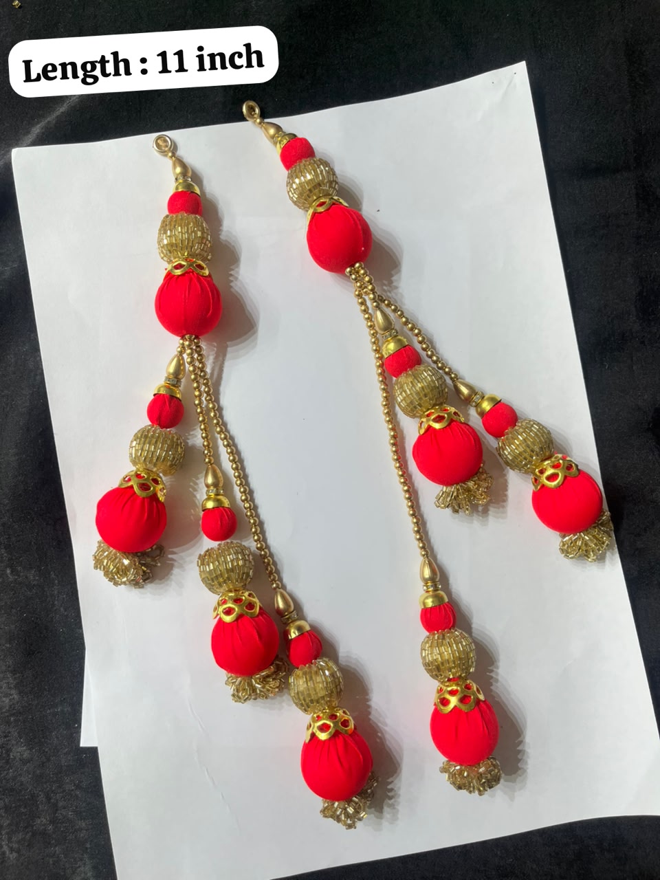 Decorative Handmade Latkans for Lehenga and Saree Blouses – Designer Ethnic Tassels for Traditional Wear | Pink