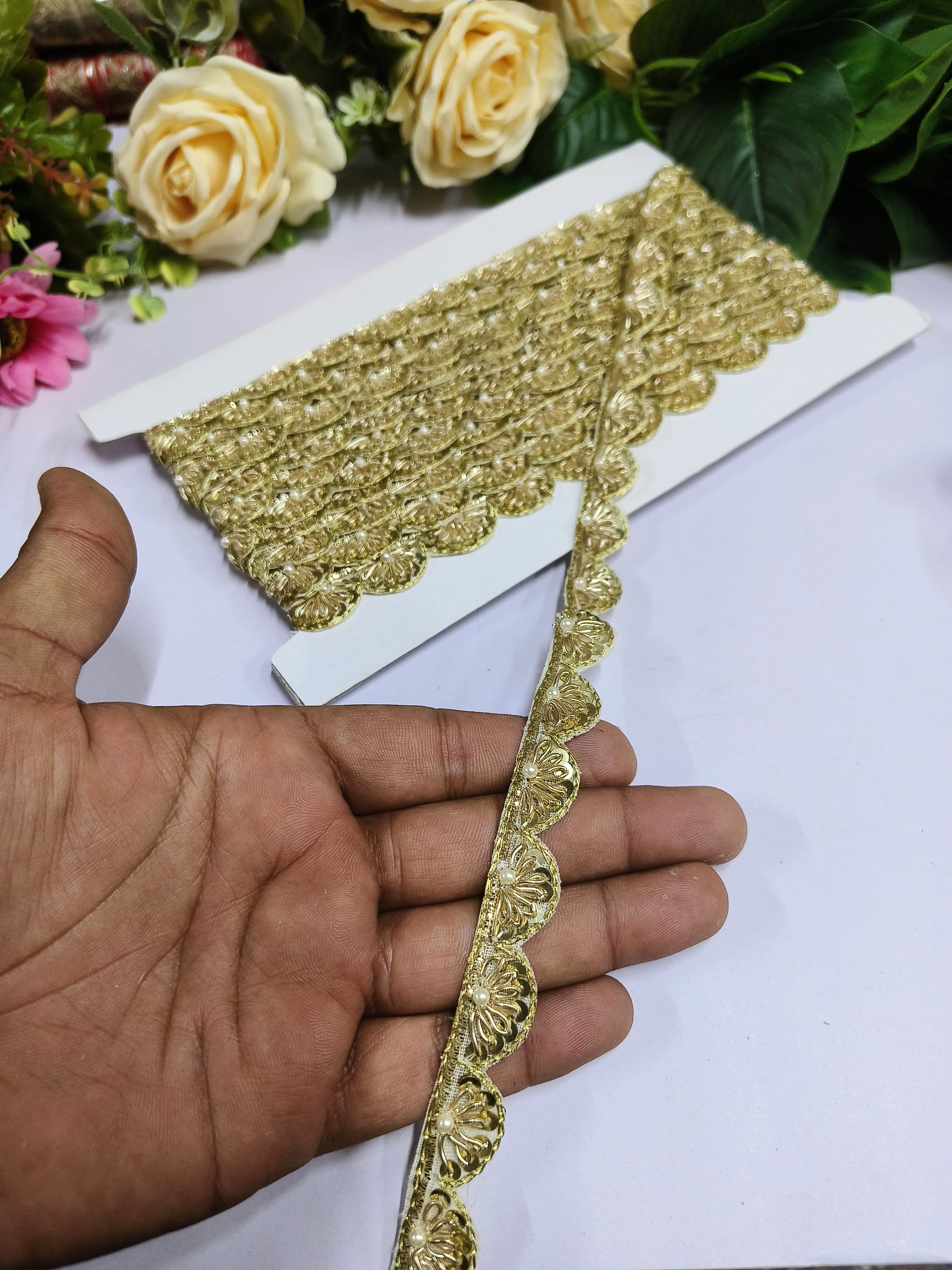 Handwork Borders Deeps Creation New jardoshi Handwork Lace Borders – Premium Quality ...