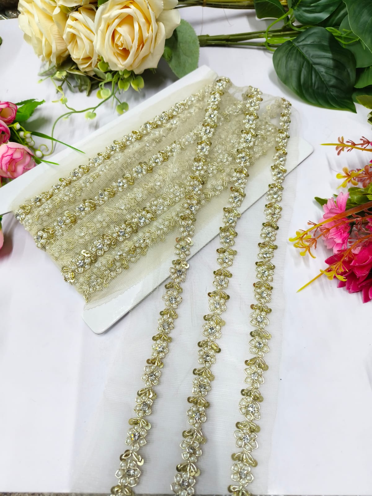 Handwork Borders Deeps Creation New Jardoshi Handwork Lace Borders – Premium Quality ...