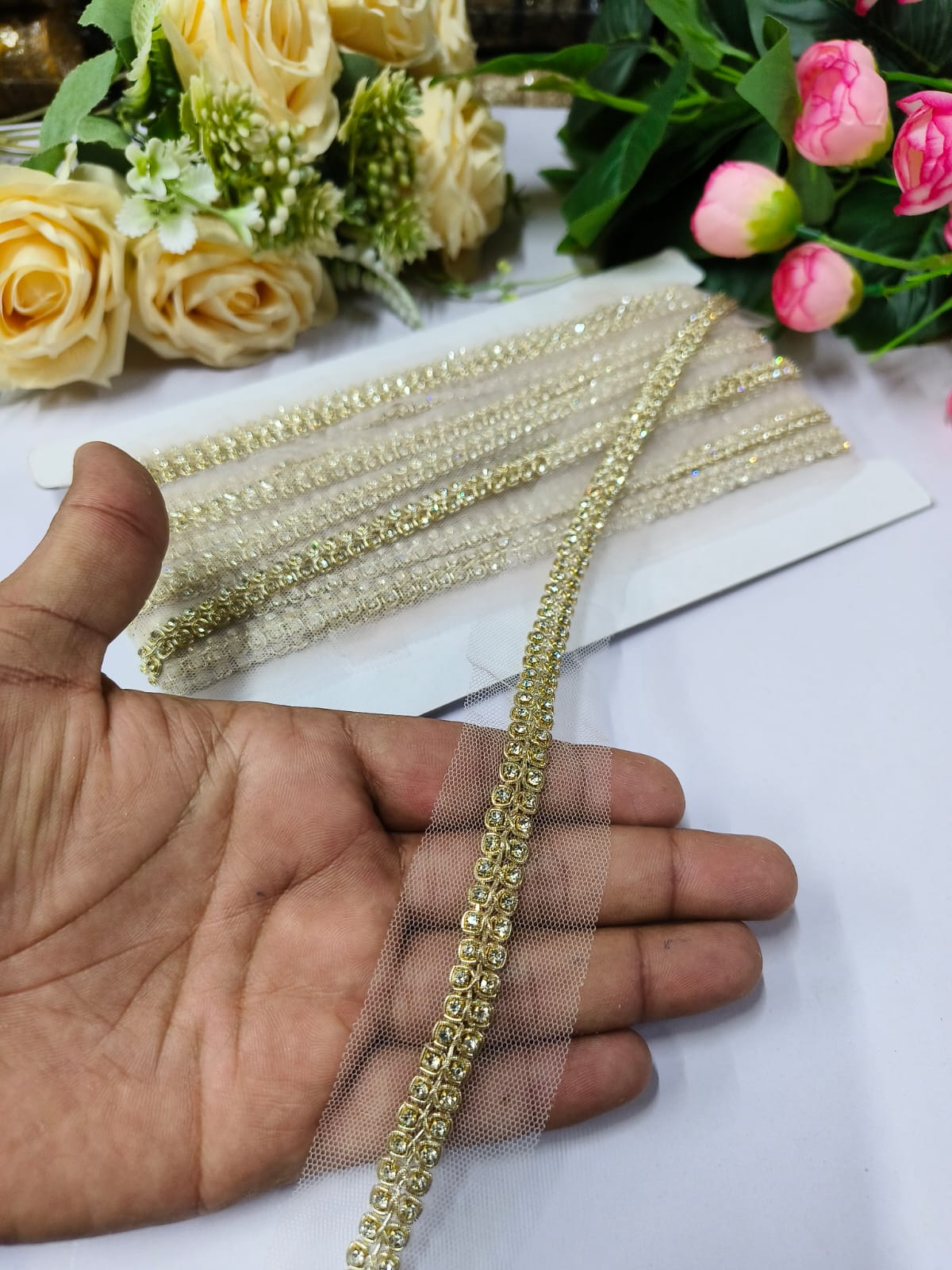 Daimond and Jardoshi Work Laces